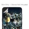 Skins for Samsung Galaxy S9 Plus Skin Decal Vinyl Wrap - Decal Stickers Skins Cover -3 Wolves Moonlight view 2