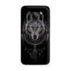 Skins for Samsung Galaxy S7 Skin Decal Vinyl Wrap - Decal Stickers Skins Cover -Wolf Dreamcatcher Back White view 1