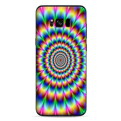 Skins for Samsung Galaxy S8 Skin Decal Vinyl Wrap - Decal Stickers Skins Cover -Trippy Hologram Dizzy