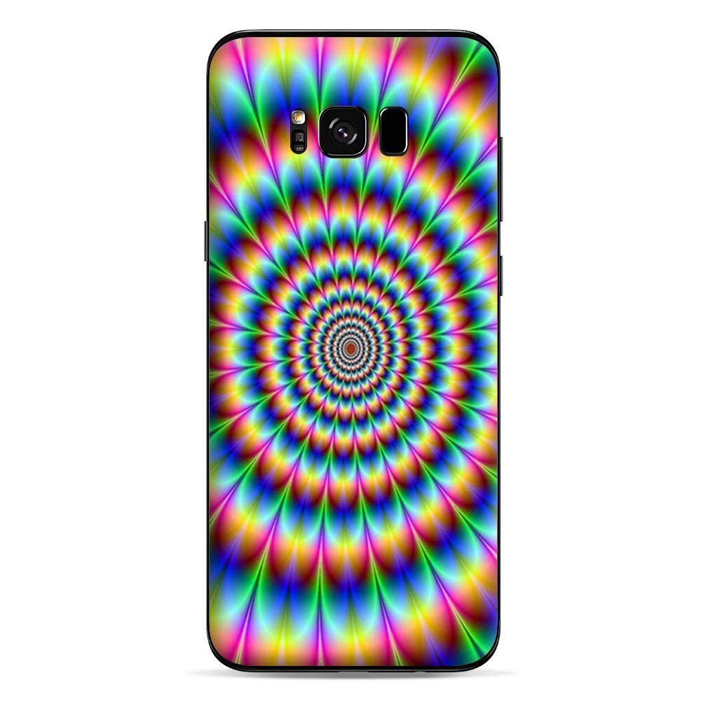 Skins for Samsung Galaxy S8 Skin Decal Vinyl Wrap - Decal Stickers Skins Cover -Trippy Hologram Dizzy