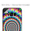 Skins for Samsung Galaxy S8 Skin Decal Vinyl Wrap - Decal Stickers Skins Cover -Trippy Hologram Dizzy view 2