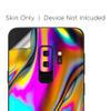 Skins for Samsung Galaxy S9 Plus Skin Decal Vinyl Wrap - Decal Stickers Skins Cover -Oil Slick Resin Iridium Glass Colors view 2