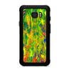 Skins for Samsung Galaxy S7 Active Skin Decal Vinyl Wrap - Decal Stickers Skins Cover -Green Trippy Color Mix Psychedelic view 1