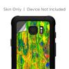 Skins for Samsung Galaxy S7 Active Skin Decal Vinyl Wrap - Decal Stickers Skins Cover -Green Trippy Color Mix Psychedelic view 2