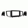 Carxtc Double Din Install Car Stereo Dash Kit for a Aftermarket Radio Fits 2017-2019 Honda Ridgeline W/O Touchscreen Trim Bezel is Painted Matte Black view 1