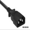Cable Leader 15ft 16 AWG Computer Power Extension Cord IEC320 C13 to IEC320 C14 view 2