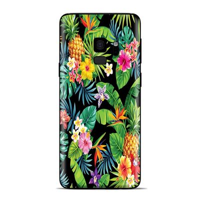 Skins for Samsung Galaxy S9 Skin Decal Vinyl Wrap - Decal Stickers Skins Cover -Tropical Flowers Hibiscus Hawaii