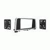 Carxtc Double Din Install Car Stereo Dash Kit for a Aftermarket Radio Fits 2019 Kia Optima W/Manual Climate Control Trim Bezel is Painted Matte Black Non Navigation Replacement view 1