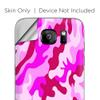 Skins for Samsung Galaxy S7 Edge Skin Decal Vinyl Wrap - Decal Stickers Skins Cover -Pink camo, Camouflage view 2
