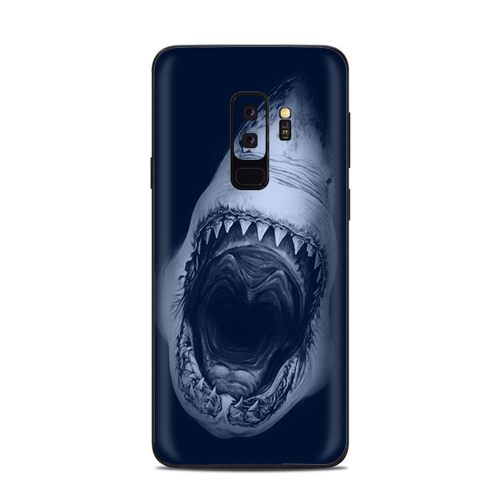 Skins for Samsung Galaxy S9 Plus Skin Decal Vinyl Wrap - Decal Stickers Skins Cover -Shark Attack