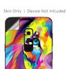 Skins for Samsung Galaxy S9 Plus Skin Decal Vinyl Wrap - Decal Stickers Skins Cover -Colorful Lion Abstract Paint view 2