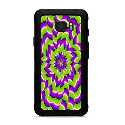 Skins for Samsung Galaxy S7 Active Skin Decal Vinyl Wrap - Decal Stickers Skins Cover -Trippy Psychedelic Motion Swirl