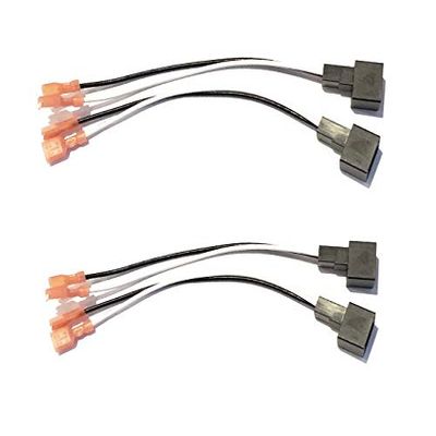 2 Pair Car Stereo Speaker Wire Connection Harness Plugs - for 4 Speakers Installation - for Infiniti and for Nissan Frontier, 350z, + More - Select Vehicles - Compatible Vehicles Listed Below