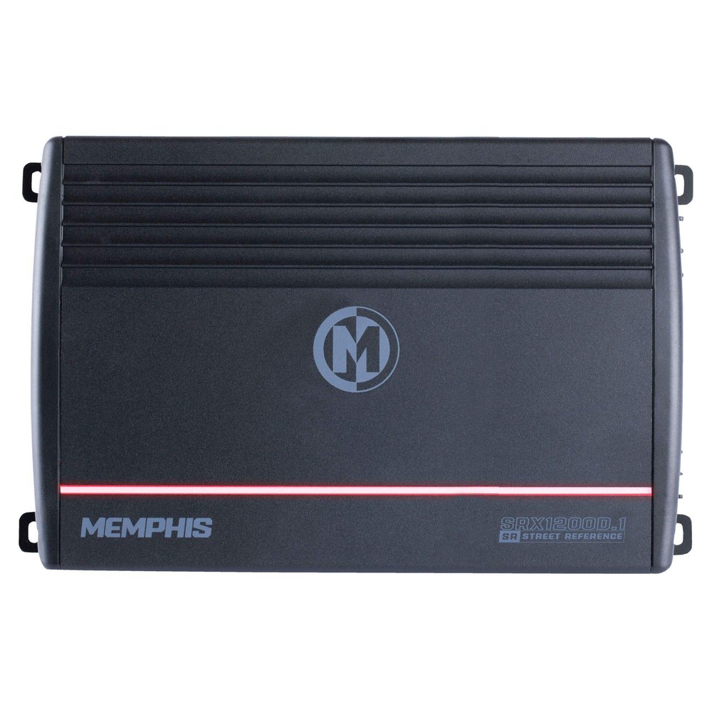 Memphis Audio SRX1200D.1 Street Reference Series Mono Subwoofer Amplifier 1200 Watts RMS x 1 at 1-Ohm