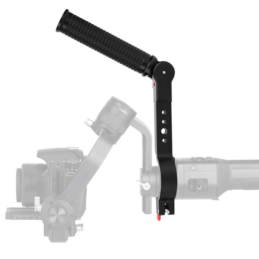 Gimbal Hand Grip, Lanyard Sling Extension Bracket Monitor Flash Mount Handle Extender Compatible for DJI Ronin-S Zhiyun Crane2 Handheld Gimbal Stabilizer(for Ronin-S)