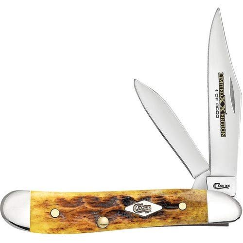 Case Cutlery 11977 Peanut Honeycomb Bone