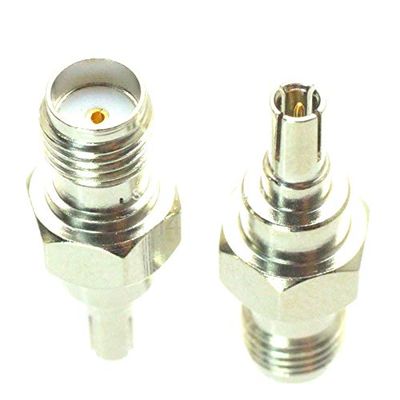 10pcs Conversion Adapter CRC9 Male to SMA Female F for 3G USB Modem Nickel
