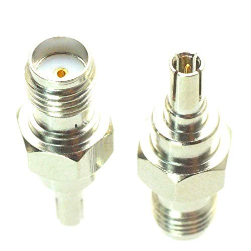 10pcs Conversion Adapter CRC9 Male to SMA Female F for 3G USB Modem Nickel