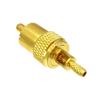 10PCS Connector RCA AV Male Plug Crimp RG174 RG316 LMR100 Cable Straight view 3