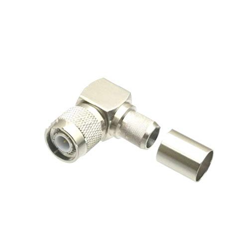 10pcs Connector TNC Male Crimp RG8 LMR400 RG213 RG165 RG393 Cable Right Angle