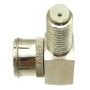 10pcs Adapter F TV Female Jack to IEC PAL DVB-T Female Right Angle COAXIAL view 3