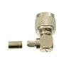 10pcs Connector N Male Plug Crimp RG58 RG142 LMR195 RG400 Cable Right Angle view 4