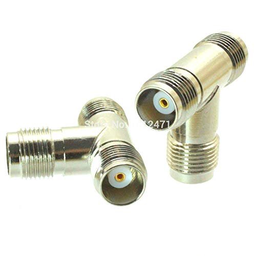 10pcs Adapter Converter TNC Female to 2X TNC Female T Splitter