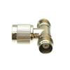 10pcs Adapter converter TNC male Plug to 2X TNC female Jack T Splitter view 3