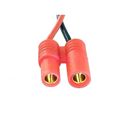 1pce 3.5mm Bullet Female to JST Male Connector 16AWG Wire for Battery