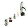 10pcs Connector TNC Male Plug clamp RG174 RG316 LMR100 Cable Straight view 2