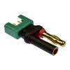 MPX Multiplex Male to HXT 4MM Female Bullet No Wire Adapter Connector view 1