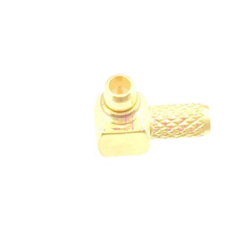 10pcs Connector MMCX Male Right Angle Crimp for RG316 LMR100 RG174 3G USB Modem