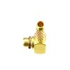 10pcs Connector MMCX Male Right Angle Crimp for RG316 LMR100 RG174 3G USB Modem view 2