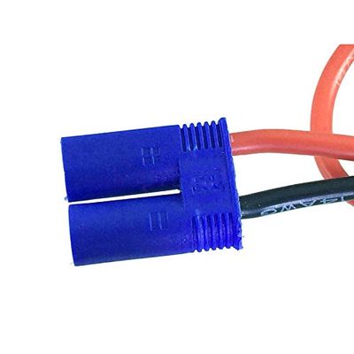2pcs 4mm Bullet Banana Plug to EC5 Male 12AWG 30CM Wire for lipo NiMh NiCd