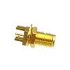 10pcs Connector SMA Female Jack Bulkhead Solder PCB Clip Edge Mount COAXIAL view 1