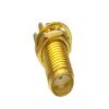 10pcs Connector SMA Female Jack Bulkhead Solder PCB Clip Edge Mount COAXIAL view 2
