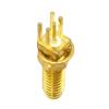 10pcs Connector SMA Female Jack Bulkhead Solder PCB Clip Edge Mount COAXIAL view 3
