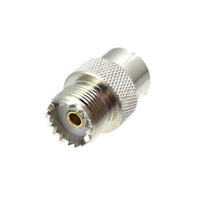 10pcs Conversion Adapter Slide-on Quick PL259 Male Plug to UHF SO239 Female Jack