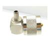 10PCS Connector PL259 UHF Male Plug Crimp RG58 RG142 LMR195 RG400 Cable Right Angle view 4