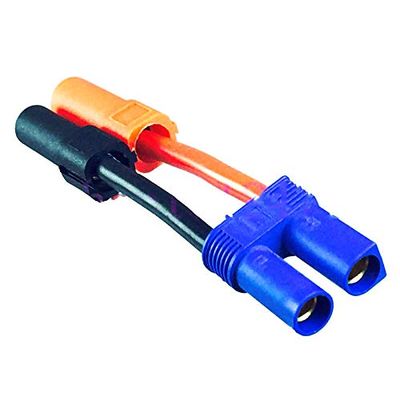 1pce EC5 Female to XT150 Bullet Male Adapter 10AWG 5CM Wire for Turnigy Zippy