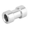 1 pcs Female to Female Screw Adapter,Aluminum Alloy 1/4 Female to 3/8 Female Conversion Adapter Converter Screw Lamp Holder Bolts Replacement Part view 3