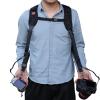 BATTER MUXIN Camera Strap Double Shoulder Camera Strap Harness Quick Release Adjustable Dual Camera Tether Strap and Safety Tether for DSLR SLR Camera view 3
