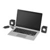  Buffalo BSSP105UBK PC Speaker USB Powered Compact Size, Black view 4