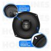 Hogtunes REV 450U KIT-AA with 200 Watts RMS 4 Channel Amplifier, 5.25" Front & 5.25" Rear Speakers (4 Pack), Fits 1998-2013 Harley-Davidson Motorcycles view 2