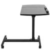 Belovedkai Height Adjustable Portable Office Desk Rolling Laptop Desk Cart Notebook Computer Stand Desk Cart Bed Tray with 4 Wheels (Black 4 Wheels) view 3