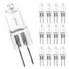 12 Pack Bi-Pin JC Type Halogen Light Bulb Replacements 10W 12V G4 Clear Base NEW view 4
