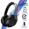 Philips PH802 Wireless Bluetooth Over-Ear Headphones Noise Isolation Stereo with Hi-Res Audio, up to 30 Hours Playtime with Rapid Charge (TAPH802BK) view 2