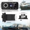 Marine Bluetooth Stereo Audio/Video Receiver AM FM Radio, MECH Less for Yacht, Power Sport view 3