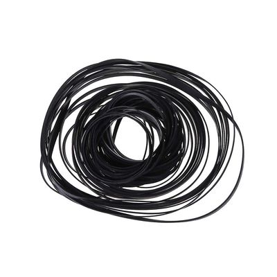 Yuanhaourty 50PCS Universal Mix Cassette Tape Machine Rubber Belts Assorted Common Flat Belt for Recorders DVD Drive
