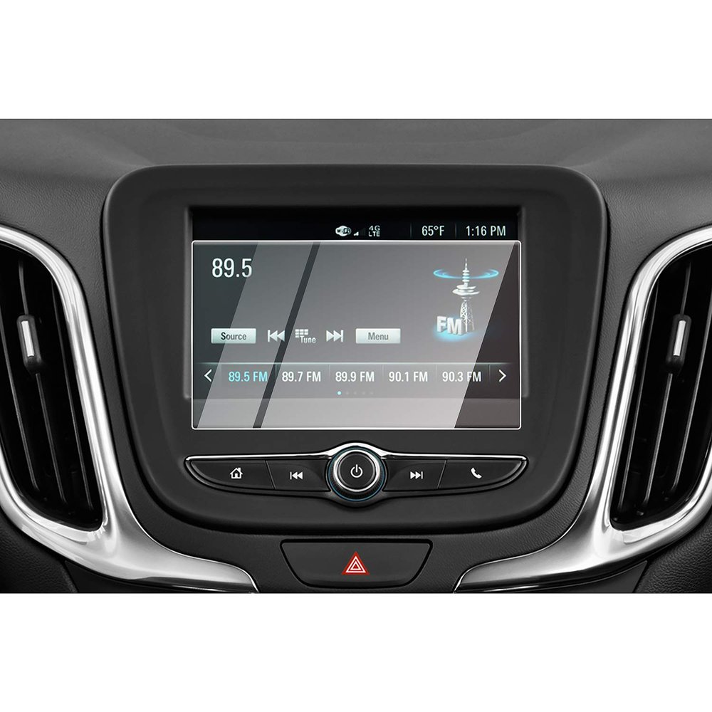 CDEFG Car Screen Protector Center Control Navigation Touch Screen Protector for 2018 2019 Equinox L LS, Tempered Glass HD Scratch Resistance (for 2018 2019 Equinox L LS 7IN)